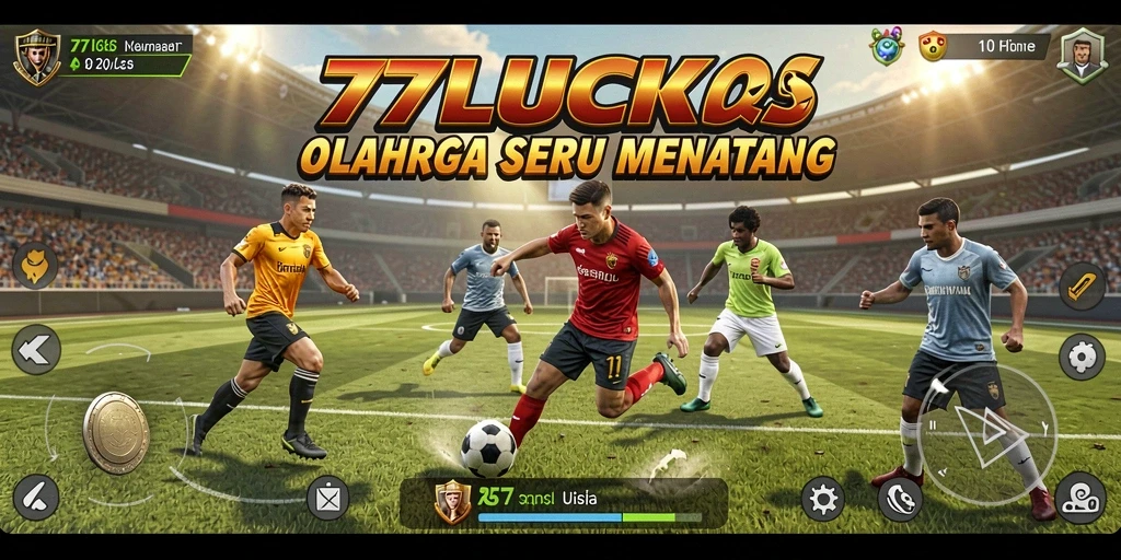 Tampilan gameplay seru dari 77LUCKS dalam aksi olahraga.