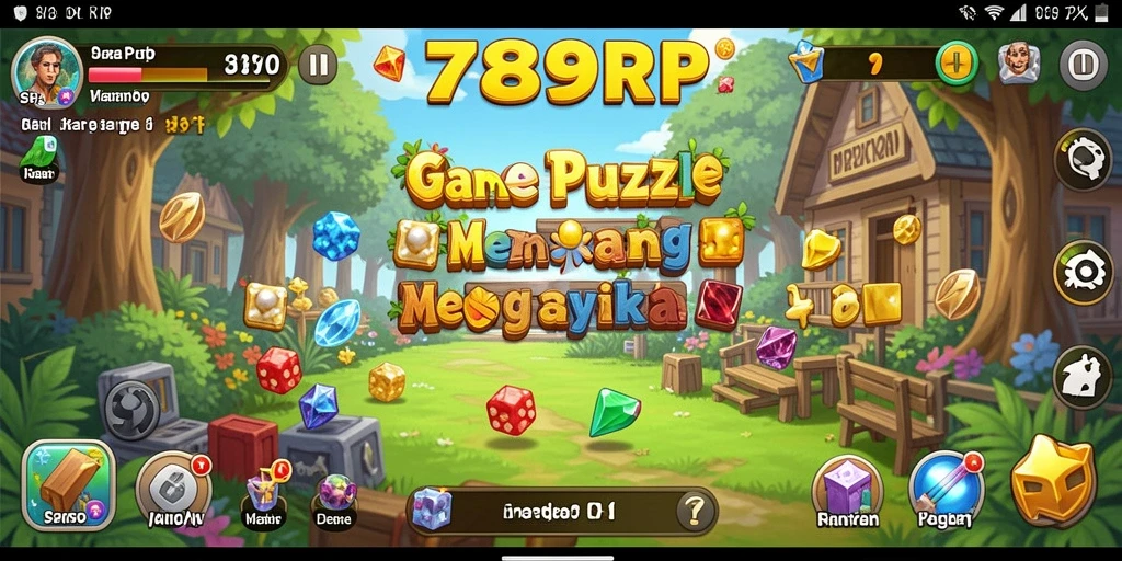 Tampilan gameplay 789RP dengan berbagai teka-teki yang menarik.