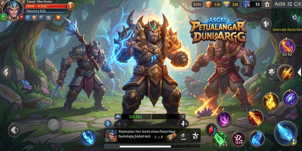 Tangkapan layar menampilkan aksi epik dalam permainan ARPG.