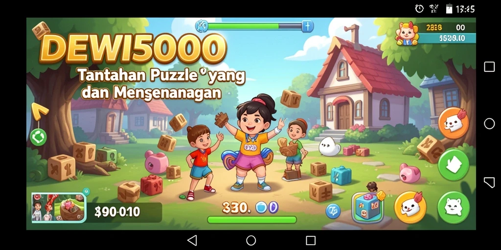 Screenshot DEWI5000 menampilkan gameplay Puzzle yang menarik.