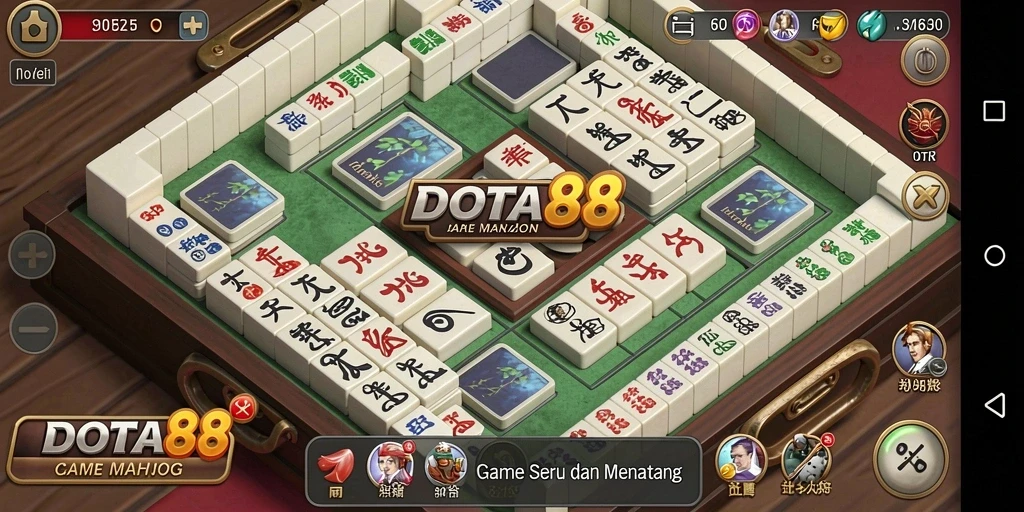 Tampilan menarik dari gameplay DOTA88 yang menunjukkan keseruan permainan Mahjong.