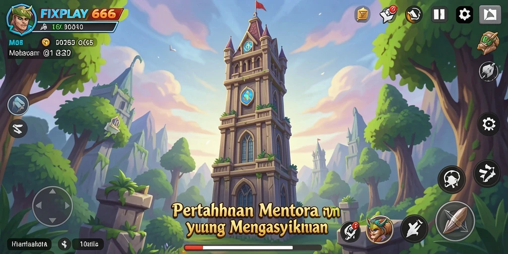 Tangkapan layar FIXPLAY666 menampilkan aksi strategi Tower Defense yang mendebarkan.