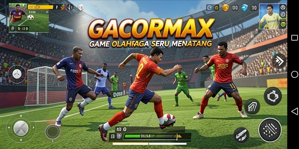 Gameplay seru GACORMAX dengan berbagai cabang olahraga yang menantang.