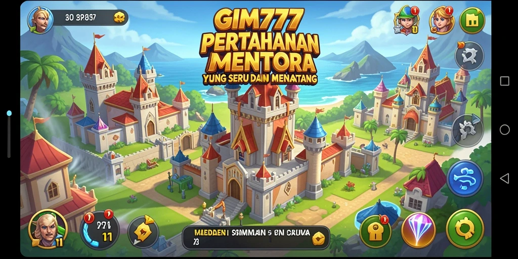 Gameplay GIM777 yang menarik dalam Tower Defense dengan grafis menawan.