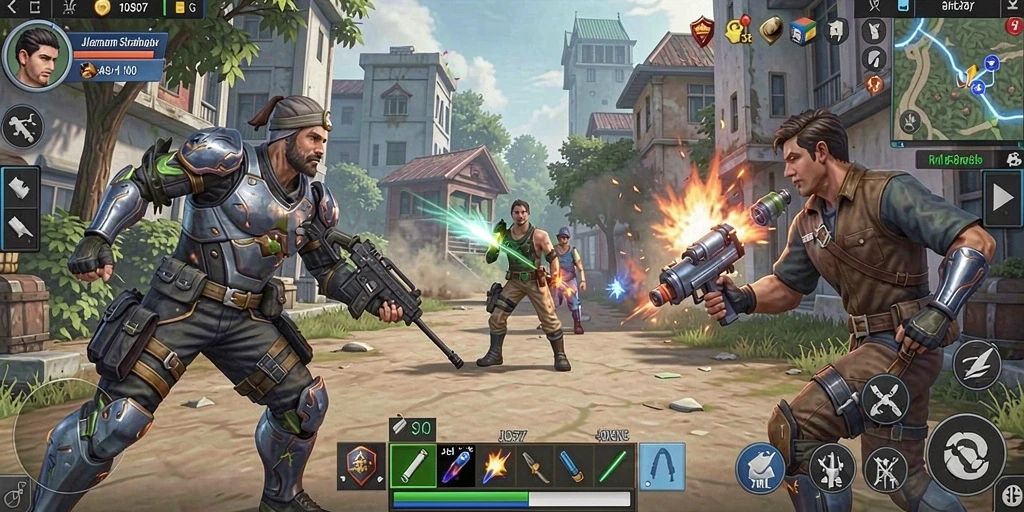 Tampilan gameplay menarik dari JOS77 dengan grafis yang memukau.