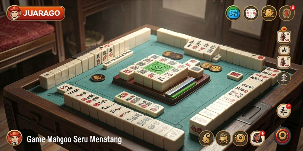 Tampilan gameplay menantang di JUARAGO yang menarik.