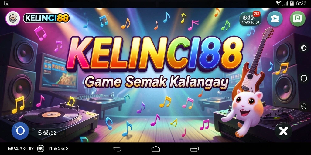 Screenshot KELINCI88 menampilkan aksi seru gameplay musik.