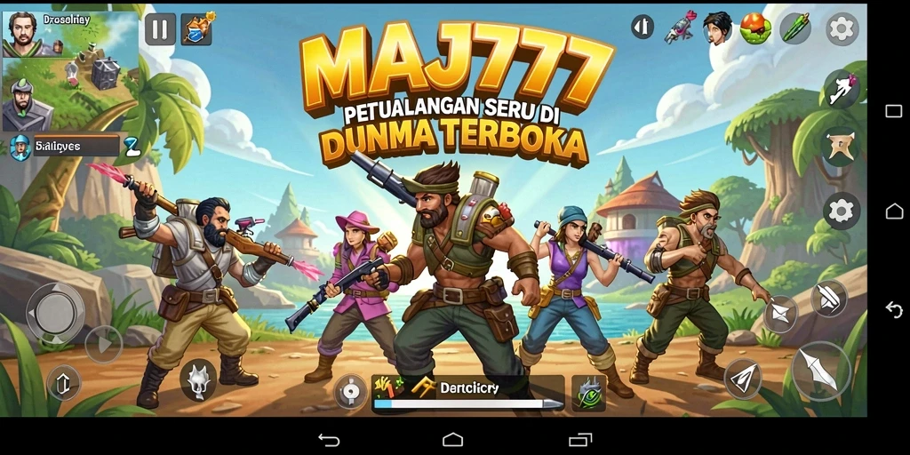Tampilan screenshot gameplay MAJ777 yang menampilkan kebebasan eksplorasi.