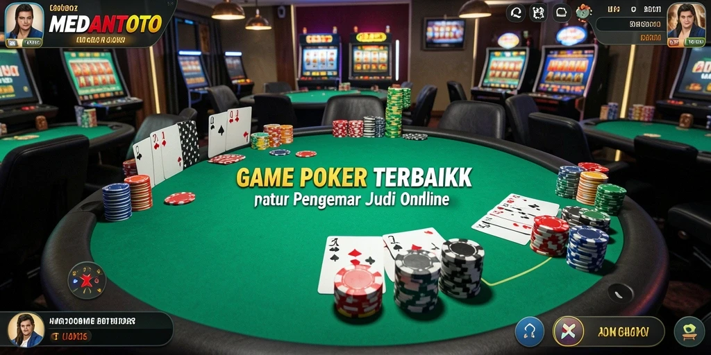 Gameplay menarik di MEDANTOTO menunjukkan keseruan permainan poker.