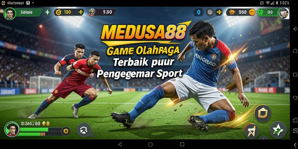 Tampilan gameplay menarik dari MEDUSA88 yang menampilkan aksi olahraga seru.
