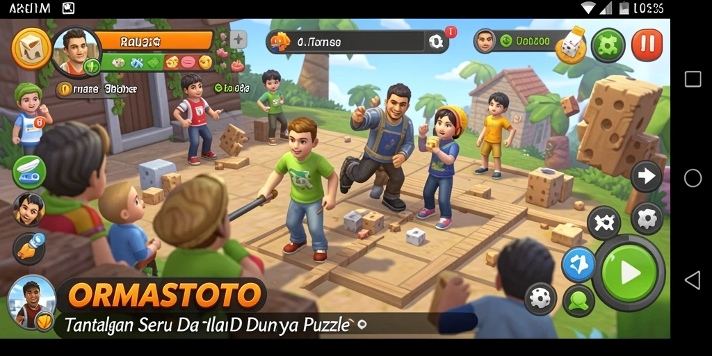 Tampilan menarik dari gameplay ORMASTOTO yang penuh tantangan puzzle.