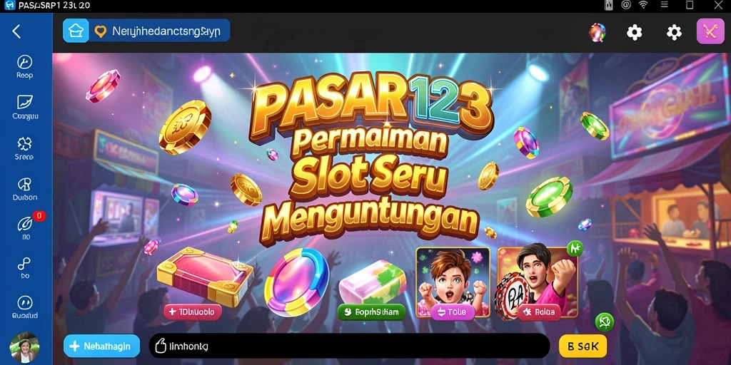 Tampilan gameplay PASAR123 yang seru dan menegangkan.