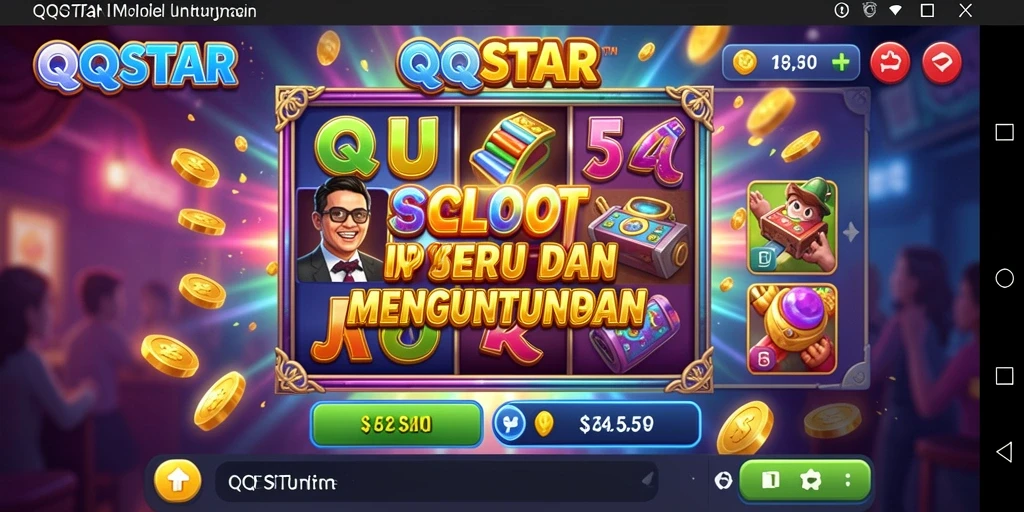 Screenshot gameplay QQSTAR yang menampilkan pengalaman slot yang seru.