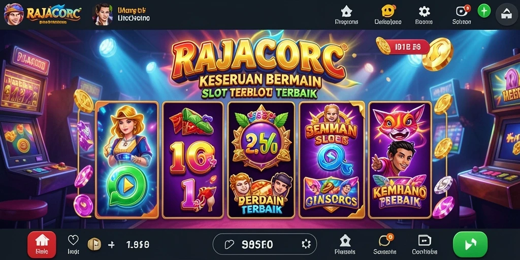 Screenshot gameplay RAJACORC yang seru dan memukau.