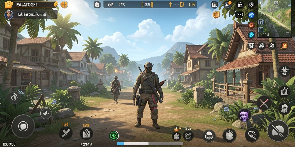 Tampilan menarik dari gameplay RAJATOGEL dalam dunia terbuka.