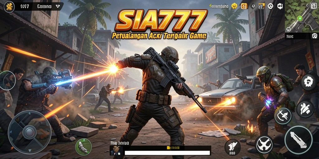 Tampilan aksi seru dalam gameplay SIA777 dengan pertarungan mendebarkan.